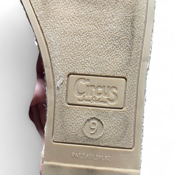 Circus by Sam Edelman Laila Black and White Espadrille Flats, Size 9, Excellent - Picture 6 of 6